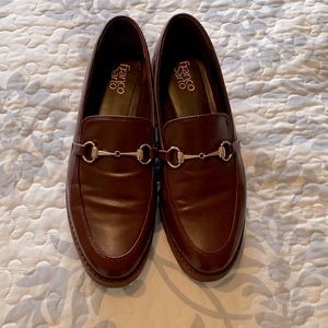 Franco Sarto red loafers-size 11